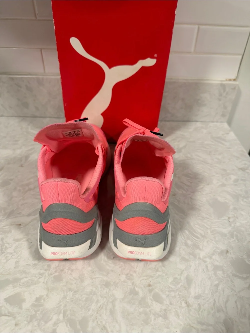 Puma Neon Pink Performance Sneakers